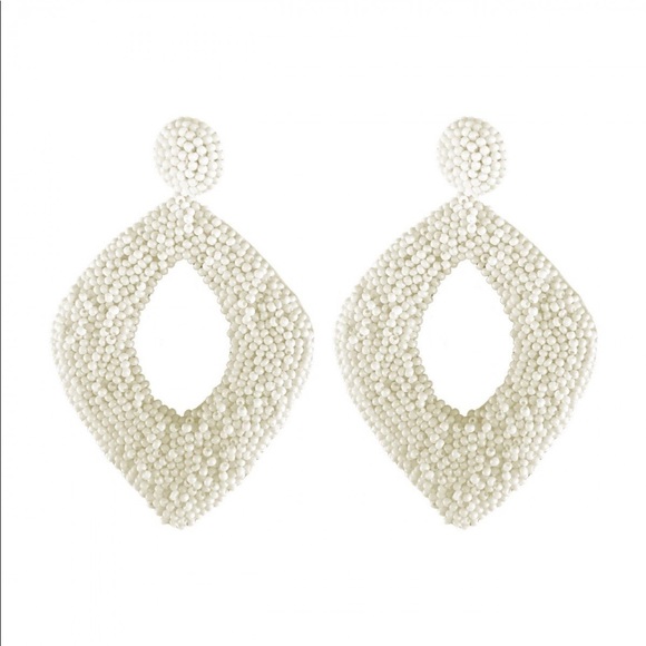 NWT Treasure Jewels Abby earring in white - Picture 2 of 4